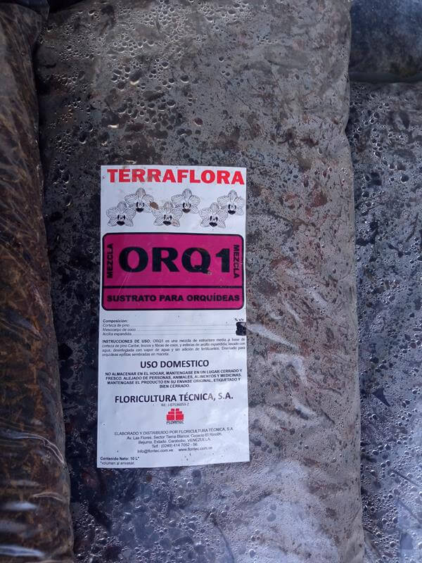 Sustrato para orquídeas - Vivero Mañongo c.a