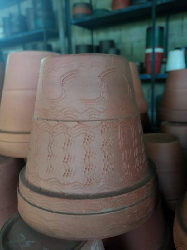 Matero de arcilla rallado - Vivero Mañongo c.a