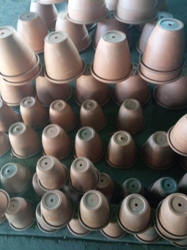 Matero de arcilla campana - Vivero Mañongo c.a